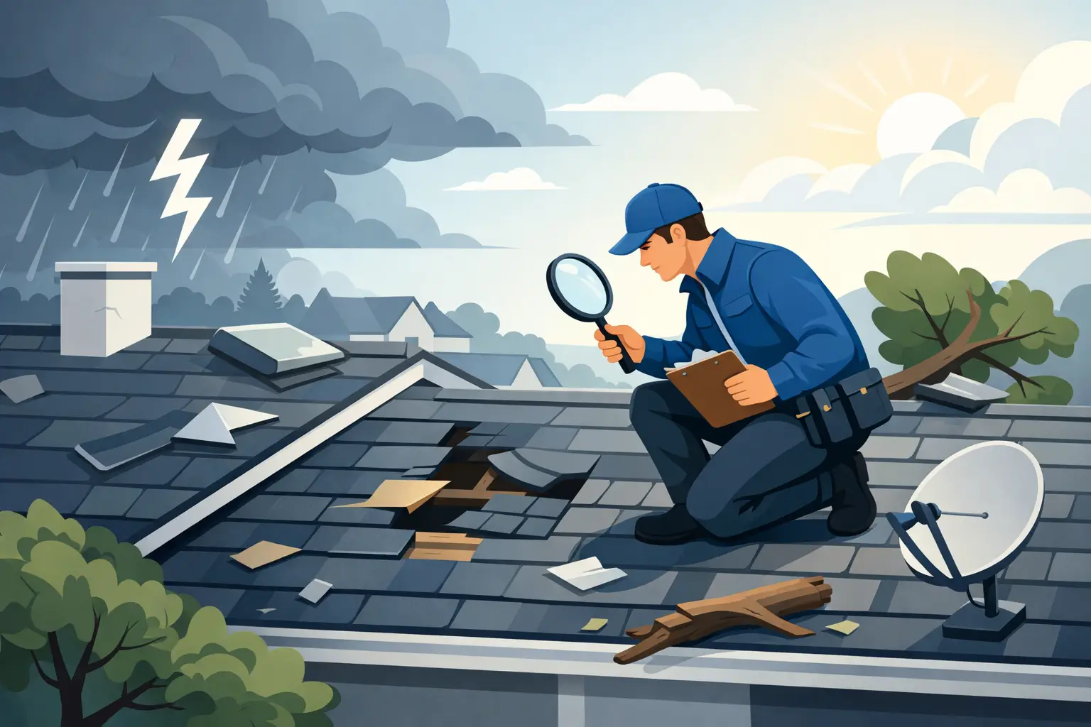 Roof Inspection After Storm Damage