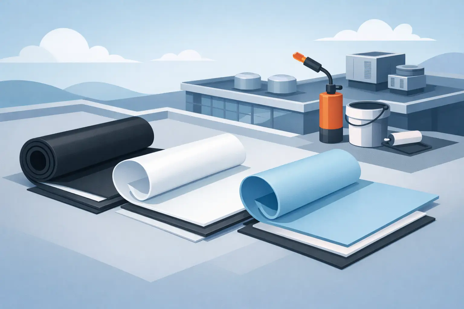 Single Ply Roofing Membrane Types Explained