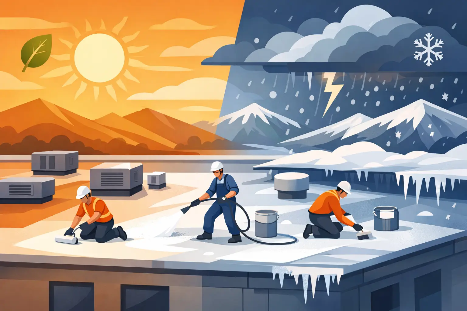 Best Commercial Roof Coatings for Harsh Climates