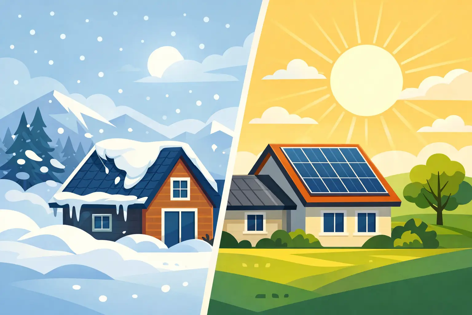 Best Roof for Snow and Sun: What Works