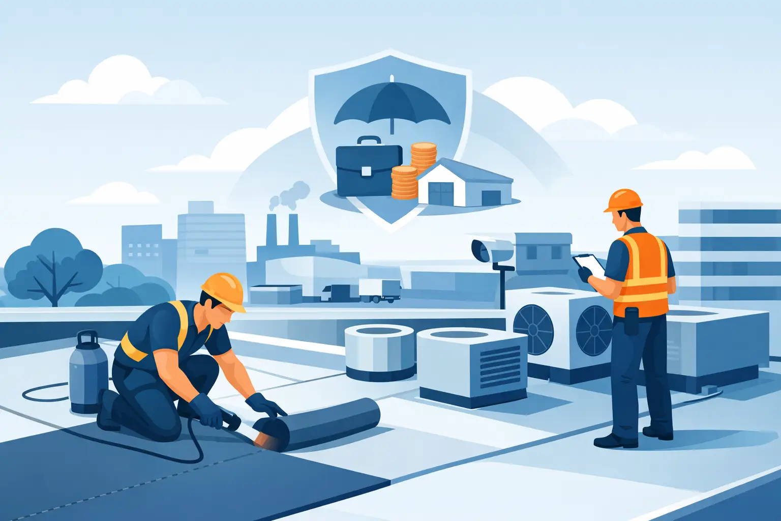 How Commercial Roofing Contractors Protect Assets