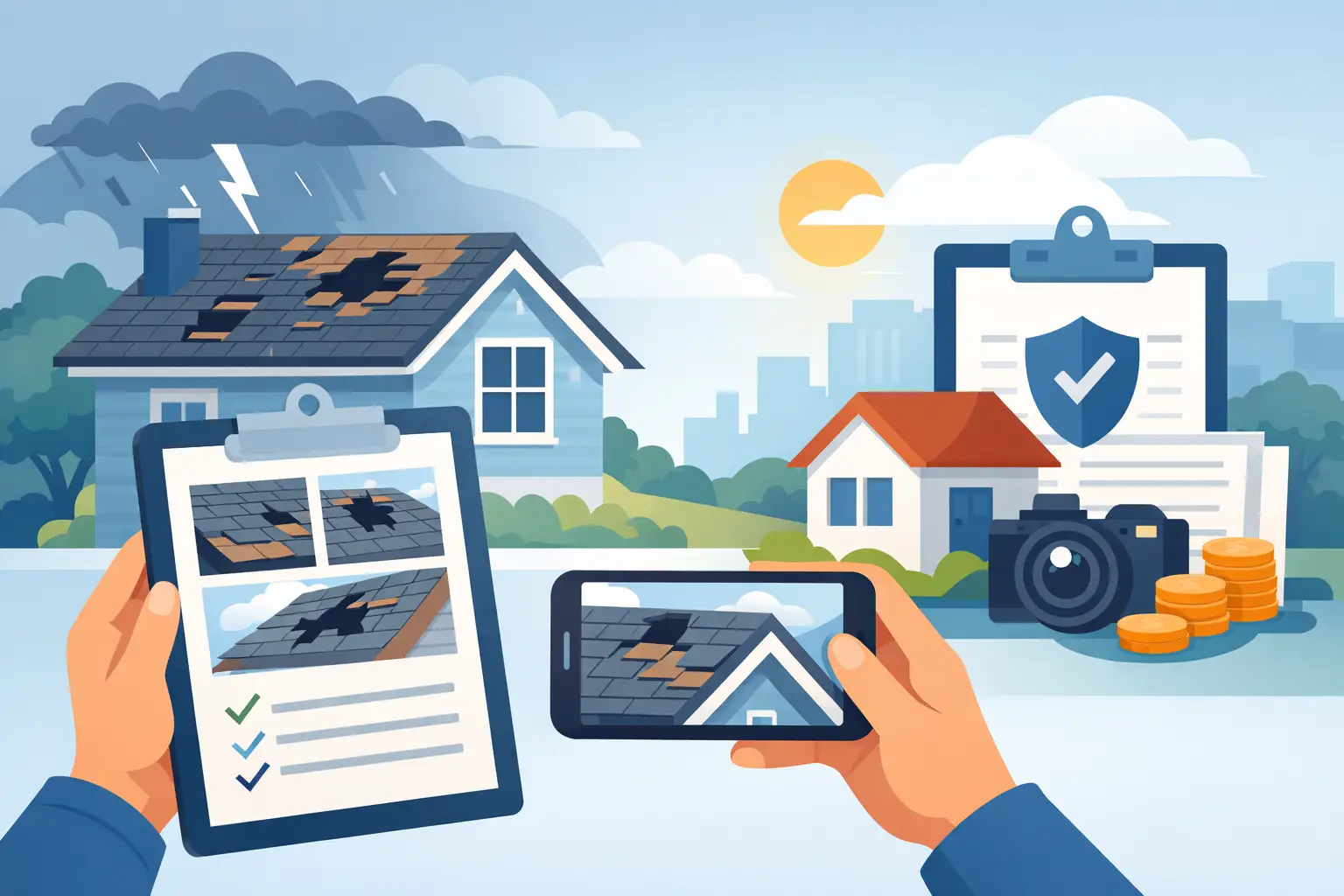 How to Document Roof Damage for an Insurance Claim