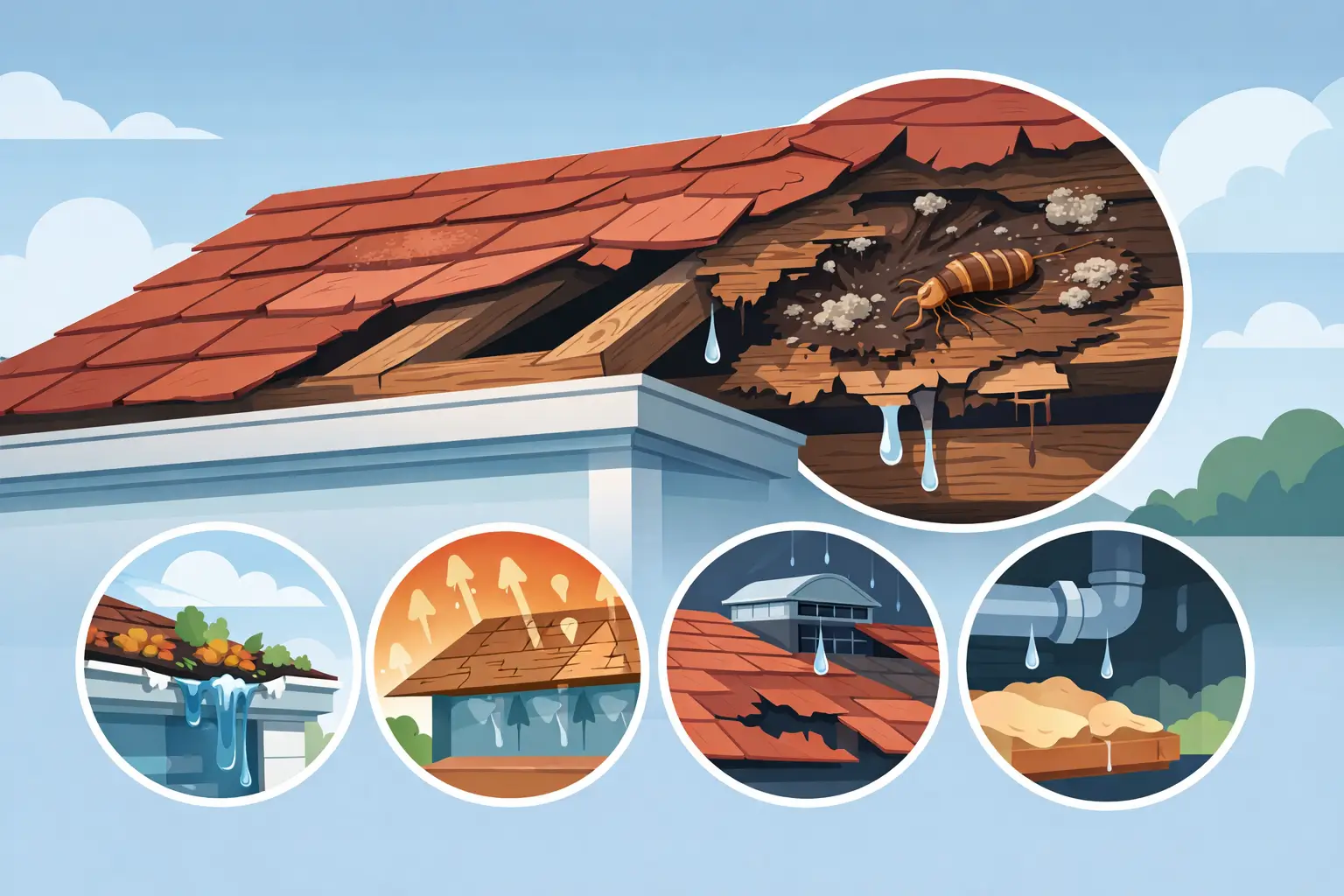 What Causes Roof Dry Rot? 7 Common Problems