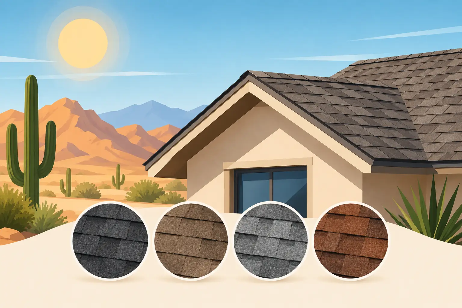 Best Shingles for Desert Heat That Hold Up