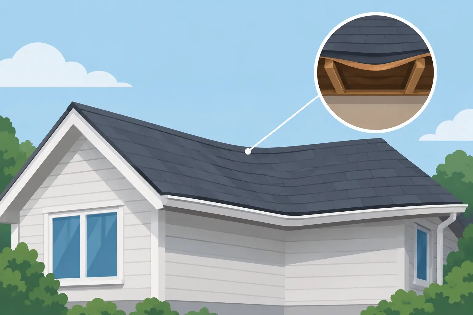Roof Sagging Causes You Should Never Ignore