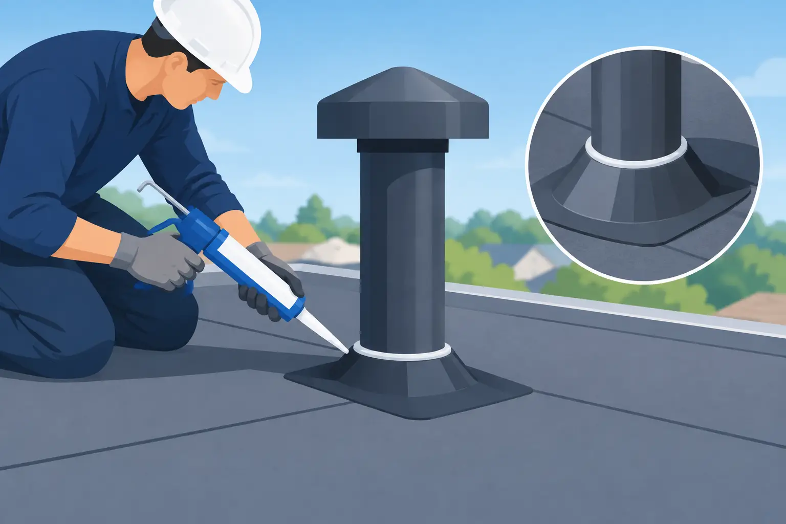 How to Seal Roof Penetrations Without Leaks